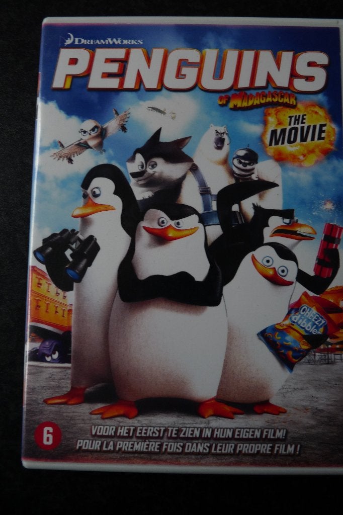 z.g.a.n dvd Penguins of madagascar the movie, animatie, 6, Vanaf 6 jaar, Ophalen of Verzenden, Zo goed als nieuw, Amerikaans