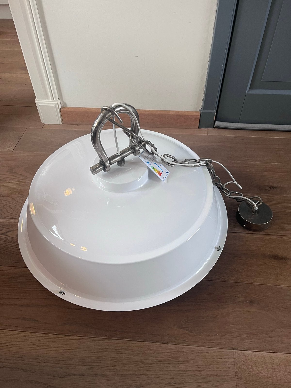 Nieuwe Industriële Hanglamp Collectione - Wit Metaal, Ophalen, Nieuw, Metaal