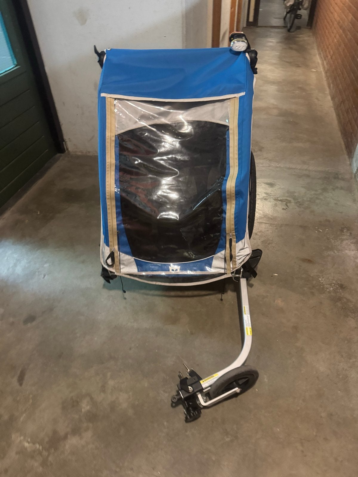 Burley fietskar - Ideaal voor kinderen of bagage, Gebruikt, Opvouwbaar, Ophalen of Verzenden, Kinderkar