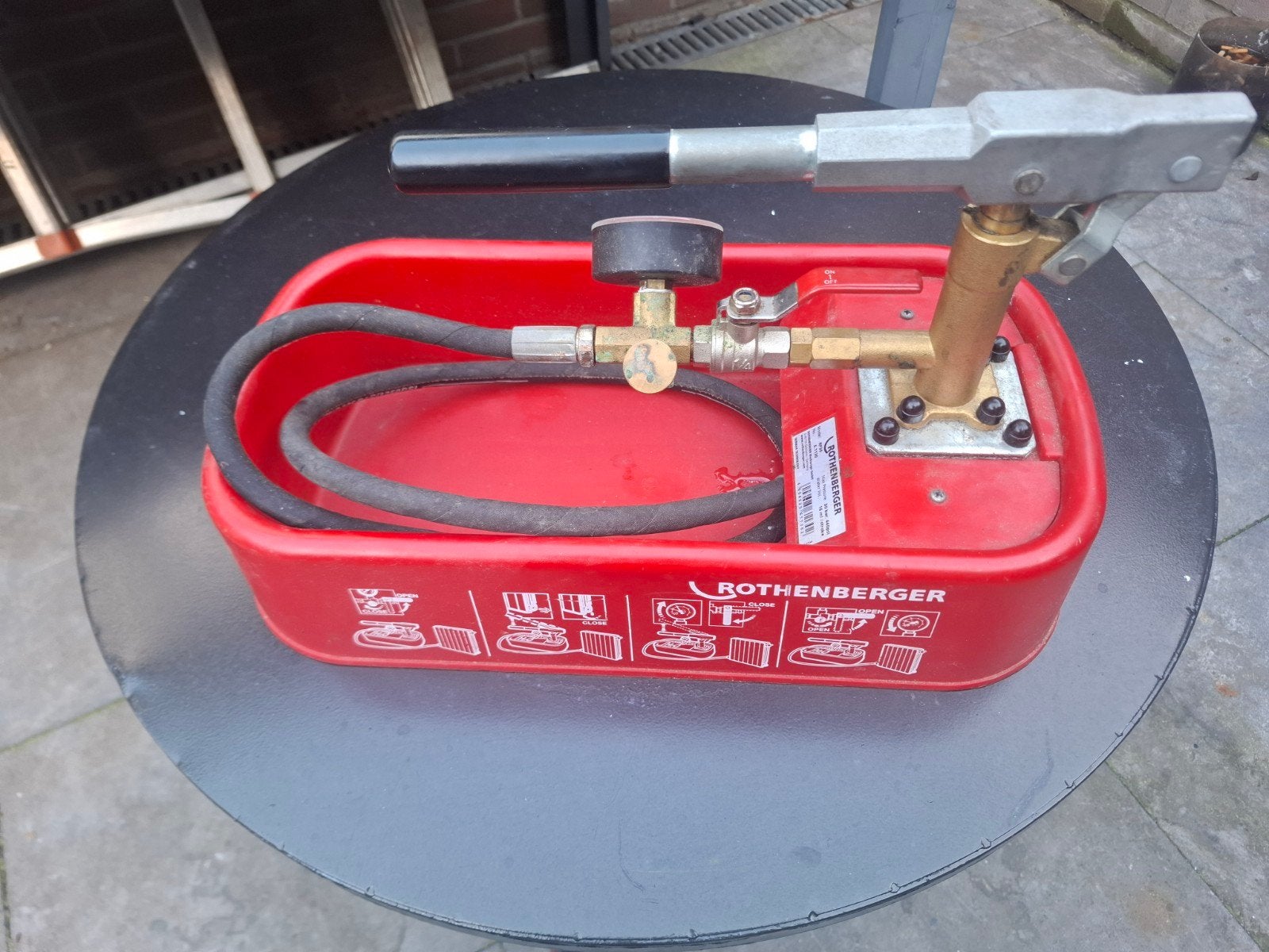 Rothenberger RP 30 Druktestpomp - Perfect voor Lekdetectie, Ophalen of Verzenden, Gebruikt