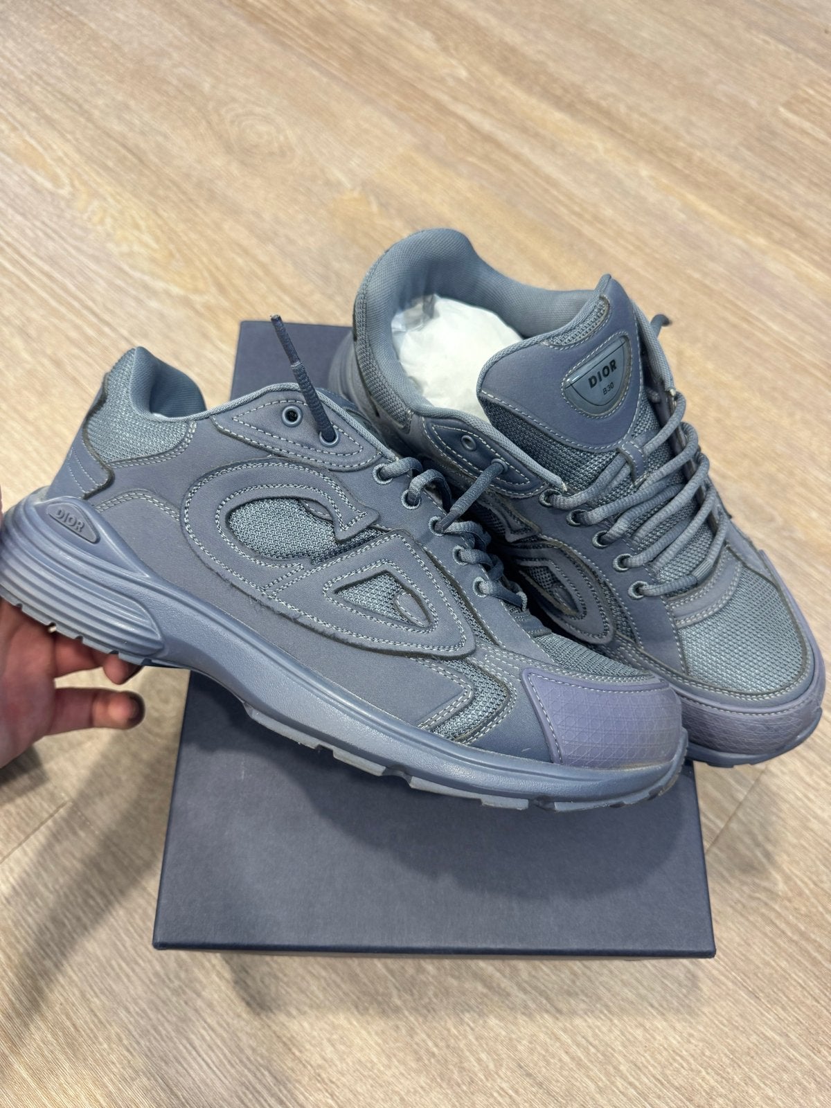 Dior B30 Sneakers/ Stone Island Donkerblauw Maat 44, Ophalen of Verzenden, Nieuw, Blauw, Sneakers of Gympen