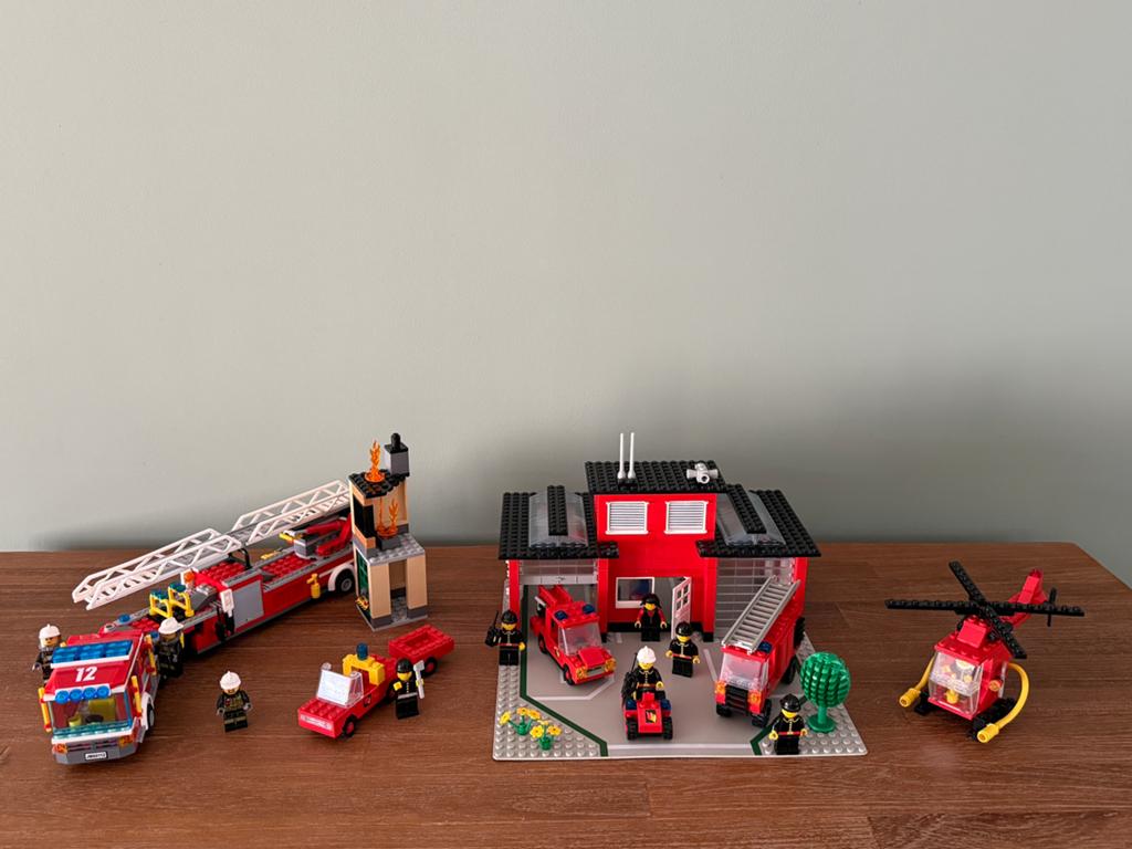 LEGO Brandweer sets. Set 640, 6382, 6611,6685, 60112, Ophalen of Verzenden, Zo goed als nieuw