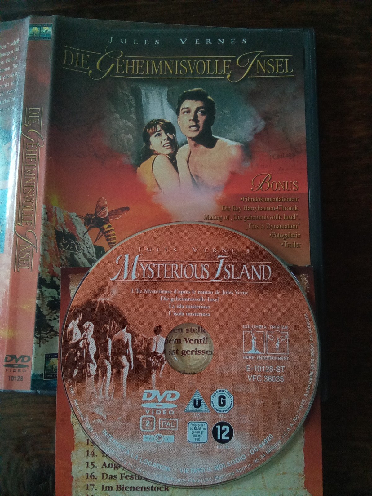 Jules Vernes - Mysterious Island, Die Geheimnisvolle Insel, Ophalen of Verzenden, 1960 tot 1980, Zo goed als nieuw, Science Fiction en Fantasy