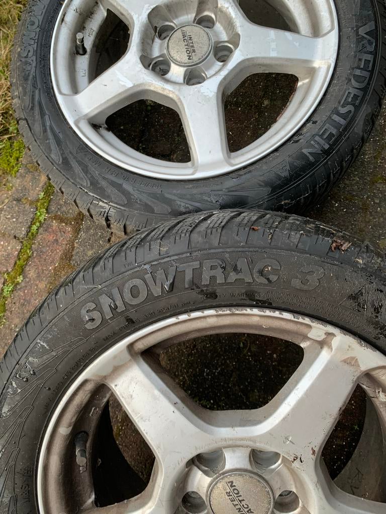 Winterbanden op velgen Skoda Fabia, Ophalen, Gebruikt