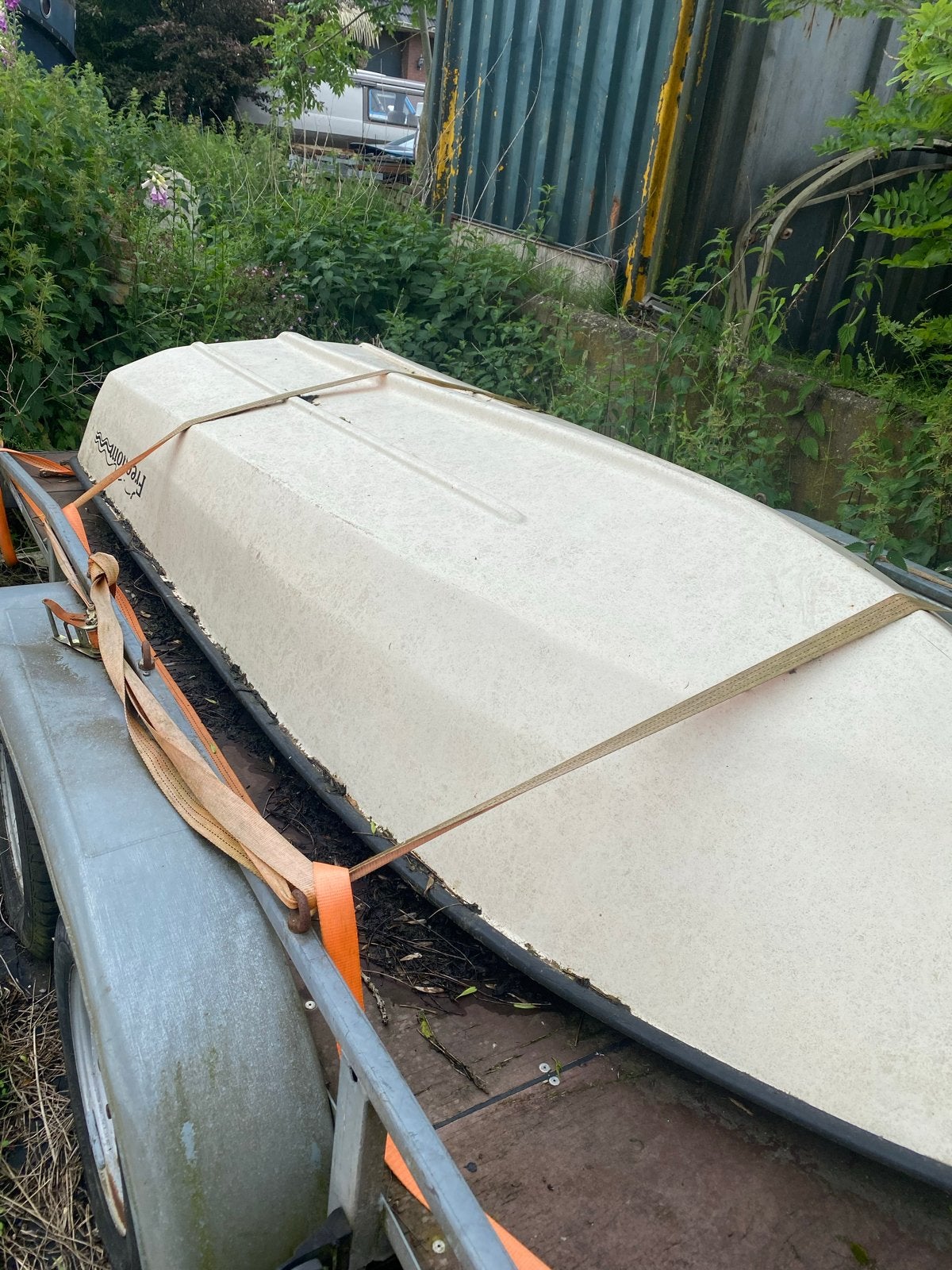 Freedom polyester roeiboot/visboot - Opknapper, Watersport en Boten, Gebruikt, Overige brandstoffen, Peddels, Ophalen