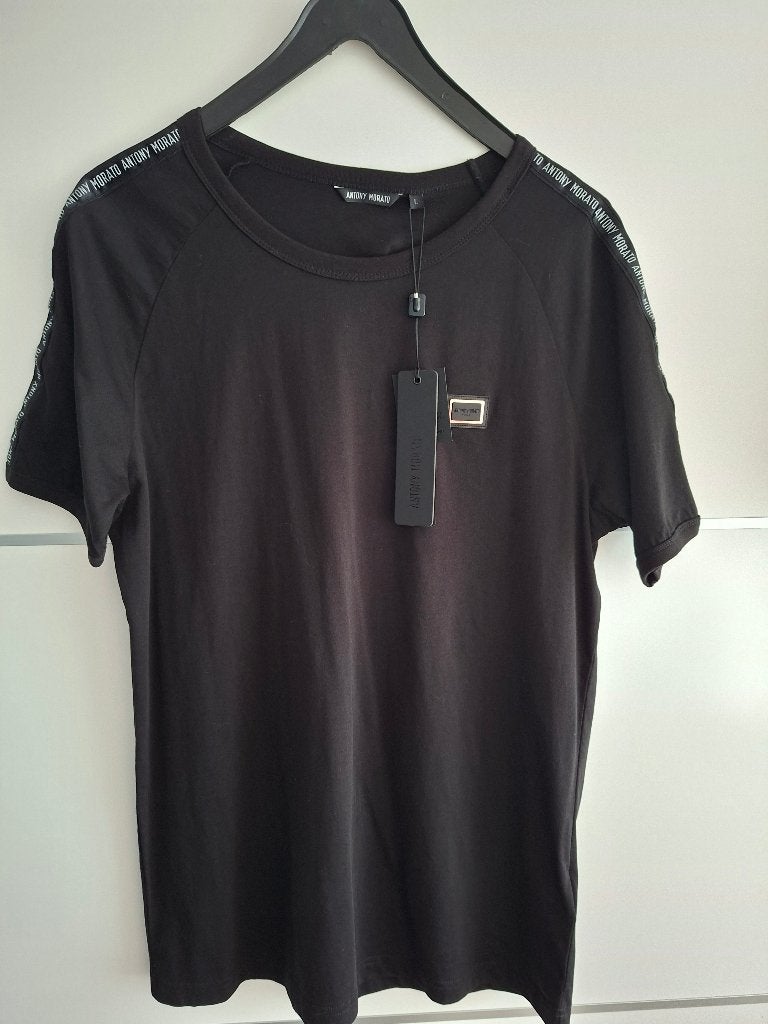Antony Morato T shirt maat L kleur zwart nieuw met kaartje, Maat 52/54 (L), Antony Morato, Zwart, Nieuw