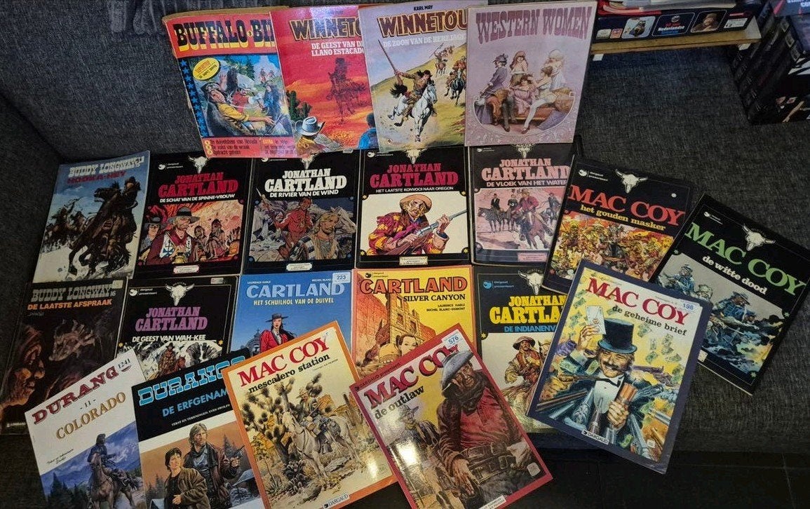 Diverse Western Strips: Durango, Winnetou, Buffalo Bill e.a., Boeken, Ophalen of Verzenden