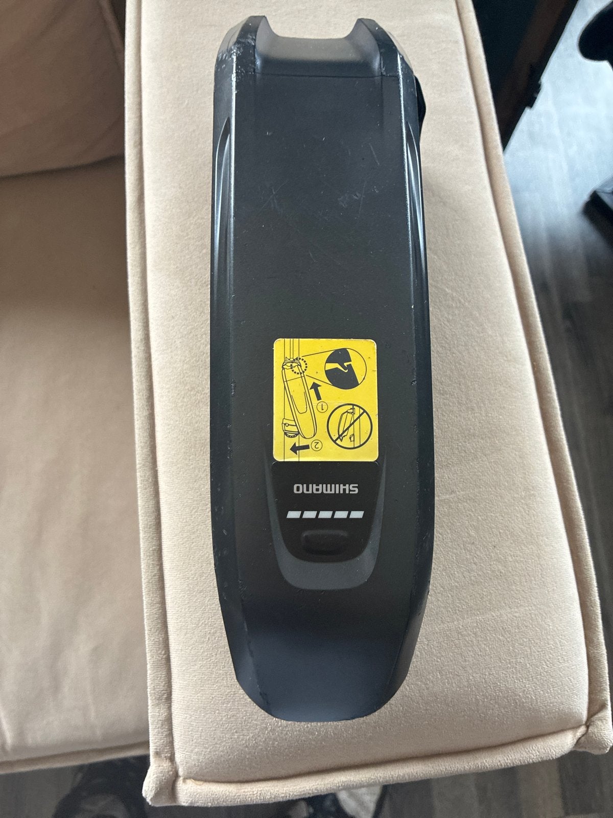 Shimano BT-E8014 E-bike accu - Gebruikt, Fietsen en Brommers, Fietsaccessoires | Fietsaccu's, Ophalen, Gebruikt