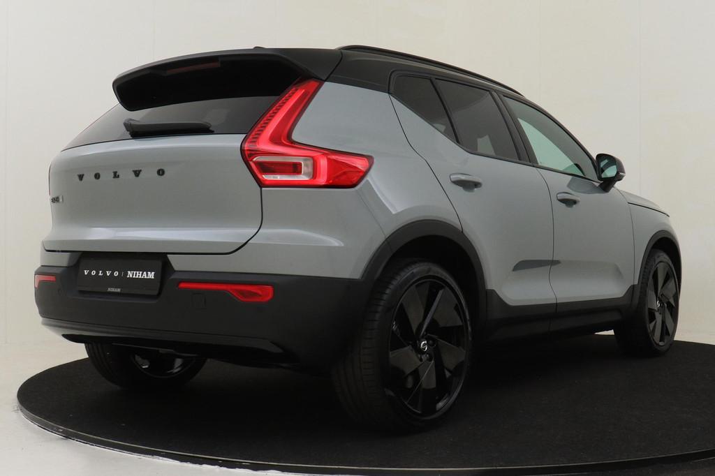 Volvo EX40 SINGLE MOTOR EXTENDED RANGE ULTRA BLACK ED. 82 kW, Auto's, Automaat, 12 maanden, Achterwielaandrijving, Leder en Stof