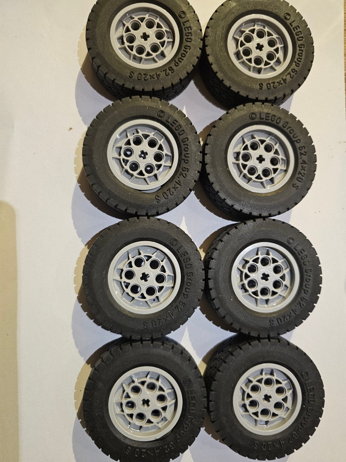 8 stuks wielen Lego Technic  62.4x20S  32019, Kinderen en Baby's, Speelgoed | Duplo en Lego, Ophalen of Verzenden, Nieuw
