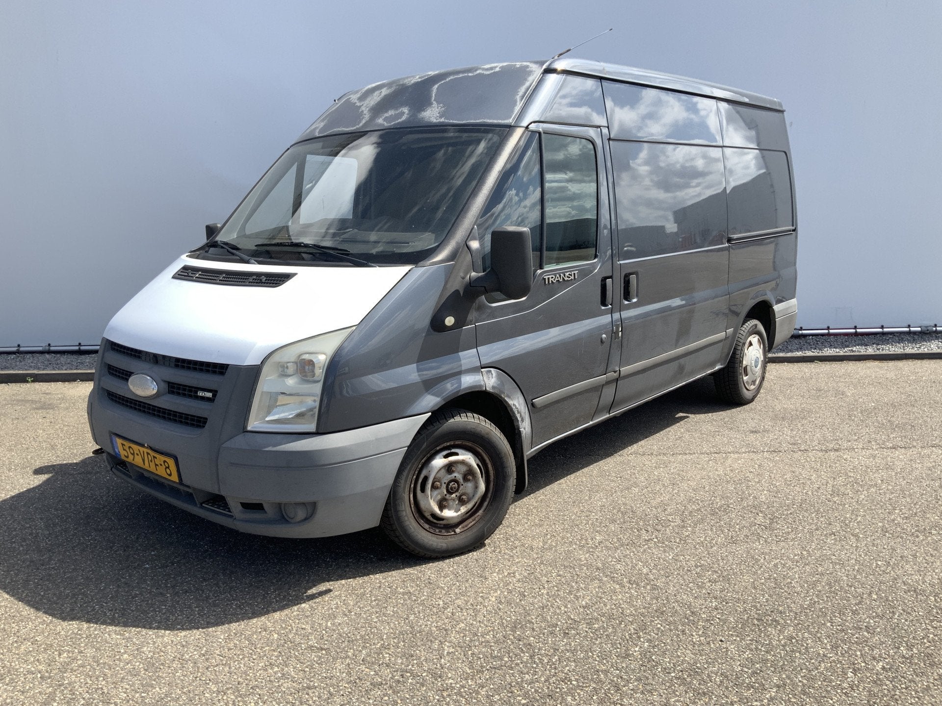 Ford Transit 280M 2.2 TDCI HD Dub Schuifdeur Trekhaak 2450 k, Auto's, Bestelauto's, Voorwielaandrijving, Stof, Gebruikt, 4 cilinders