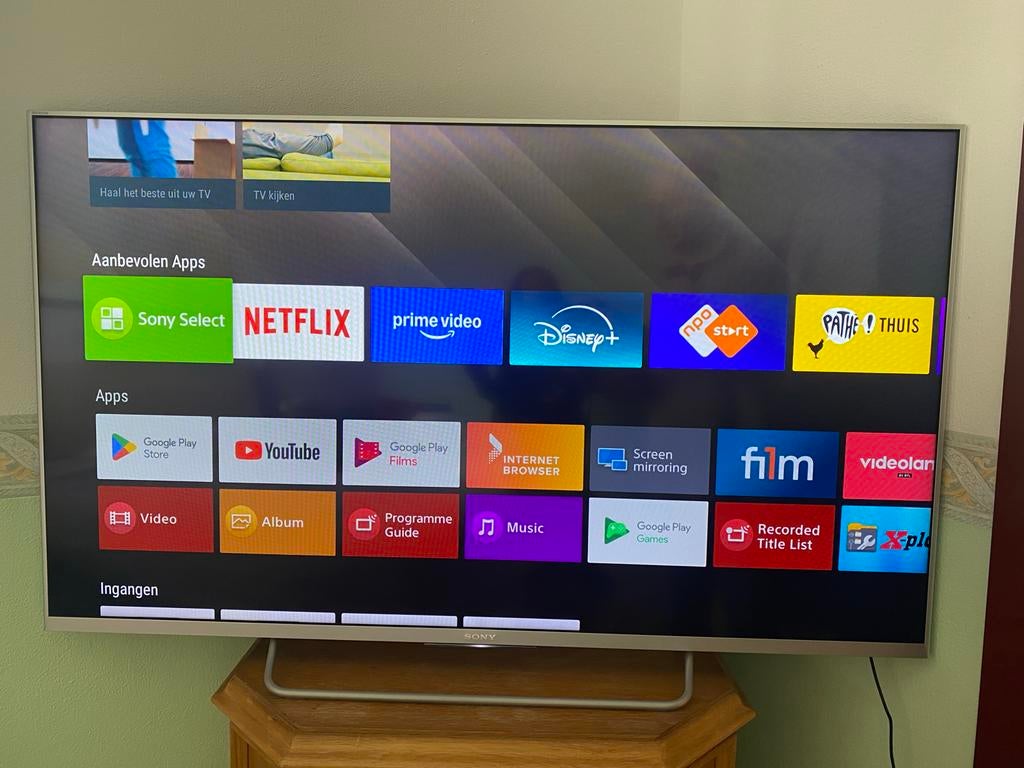 Sony Bravia smart tv KLD-W50, Audio, Tv en Foto, Televisies, Ophalen, 50 Hz, Smart TV, Gebruikt