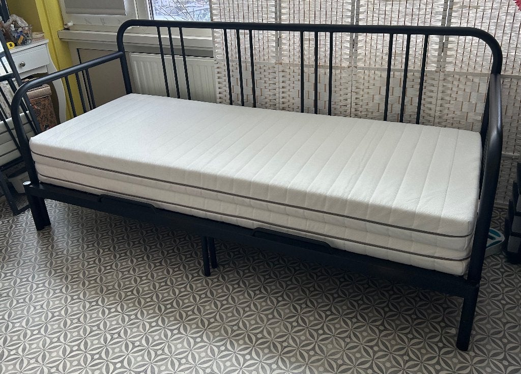 Fyresdal Bedbank van IKEA, Ophalen, 80 cm, Metaal, 210 cm