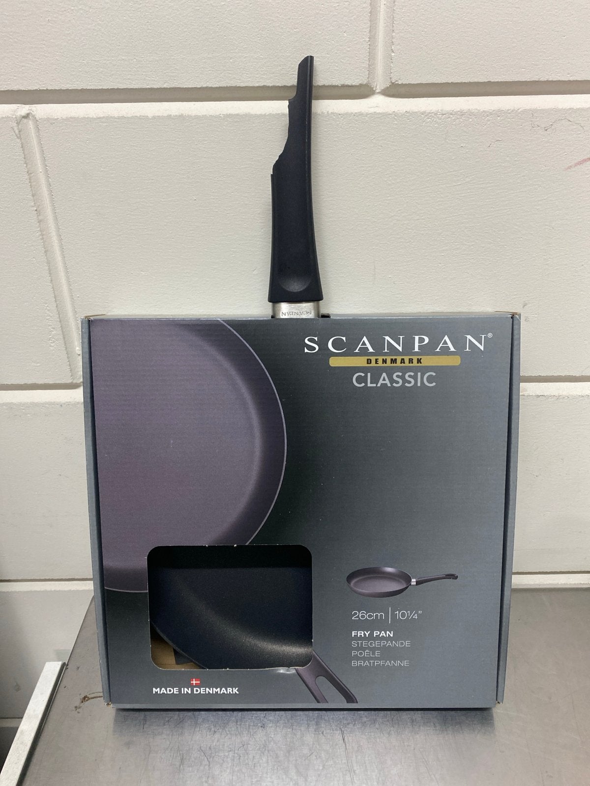 Scanpan Classic Koekenpan 26cm - Nieuw met gebroken handvat, Koekenpan, Antiaanbaklaag, Onbekend, Nieuw