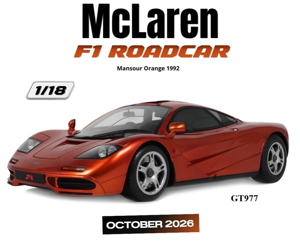 McLaren F1 Roadcar GT Spirit 1/18 nieuw, Ophalen of Verzenden, Nieuw, Auto, Overige merken
