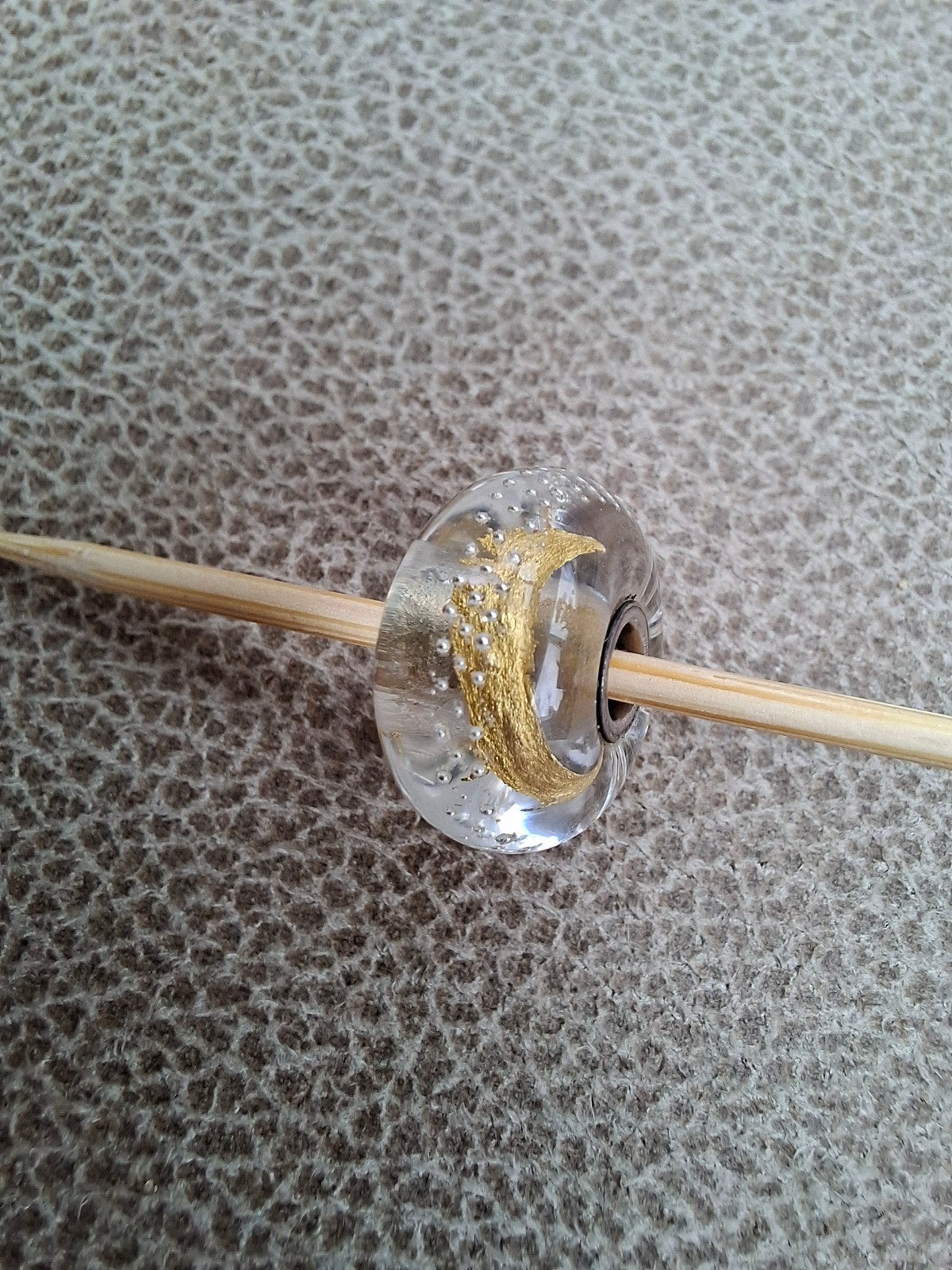 Trollbeads zilverspoor goud, Sieraden, Tassen en Uiterlijk, Glas of Kristal, Ophalen of Verzenden, Zo goed als nieuw, Trollbeads