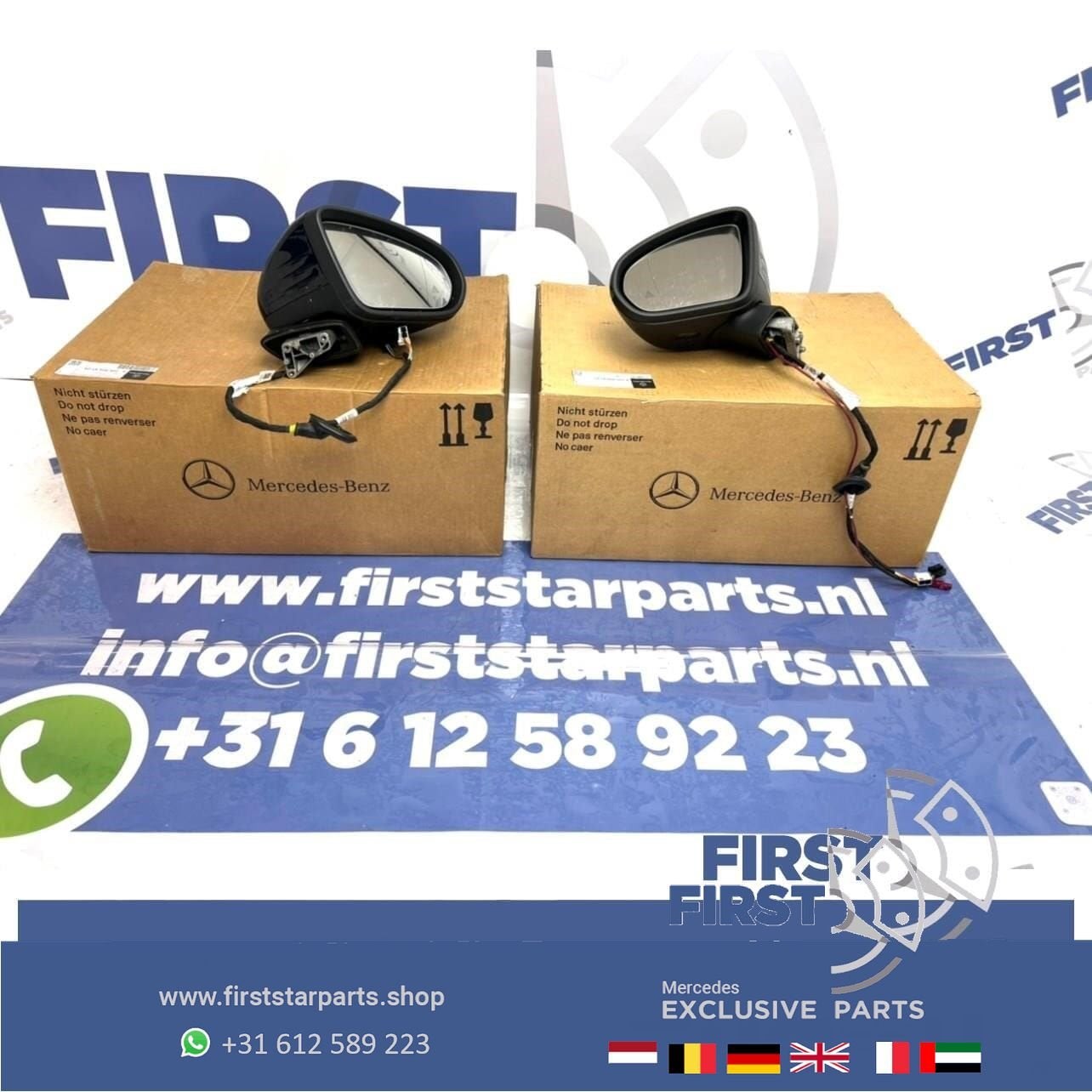 W177 V177 a klasse A35 A45 A45S AMG SPIEGEL SET LINKS + RECH