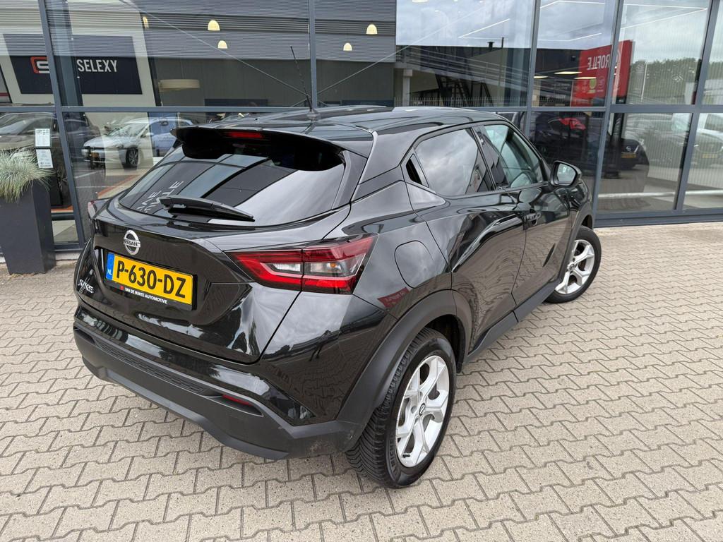 Nissan Juke 1.0 DIG-T Automaat Business Ed.*Lederen Bekledin, Auto's, Nissan, Euro 6, Zwart, Bedrijf, 3 cilinders