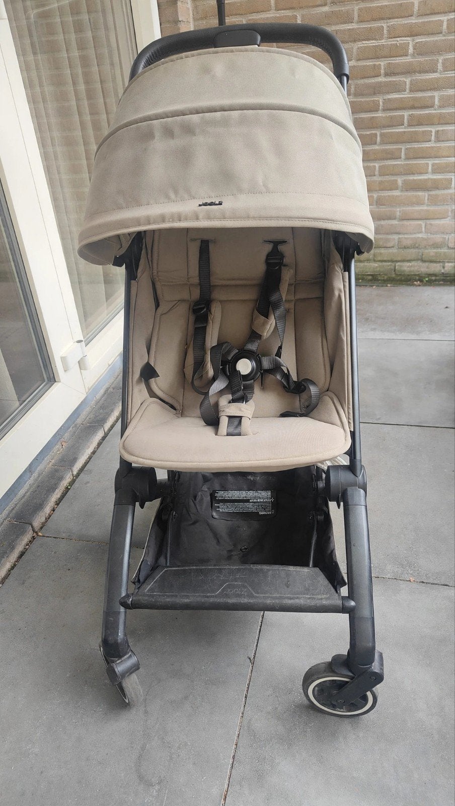 Joolz Aer buggy Sandy Taupe - weinig gebruikt + originele vl, Ophalen, Zo goed als nieuw, Overige merken, Verstelbare rugleuning