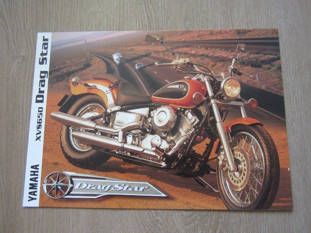 Yamaha Drag Star XVS 650 brochure folder 1998, Ophalen of Verzenden, Yamaha