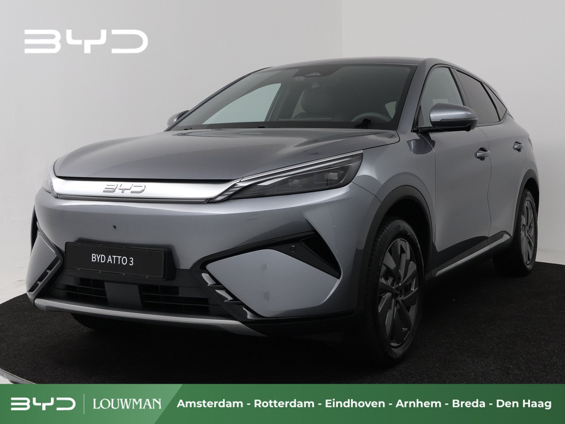 BYD Atto 3 EVO Design 74.8 kWh 09-26 | Nieuwste generatie |, Auto's, Automaat, 1780 kg, Achterwielaandrijving, Zwart