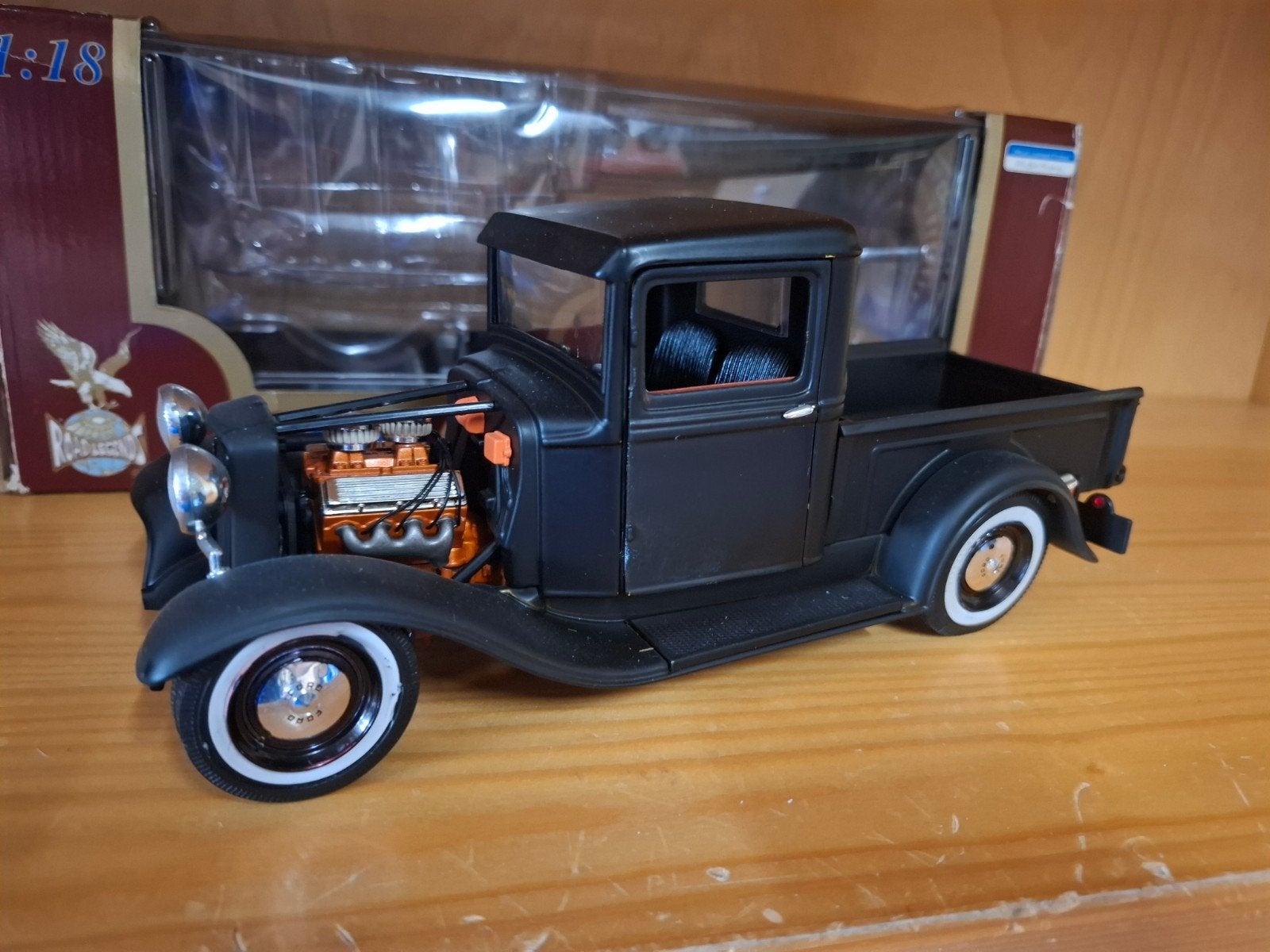 Yatming 1:18 Ford 1934 Pick-up Custom Made, Ophalen of Verzenden, Gebruikt, Auto, Overige merken