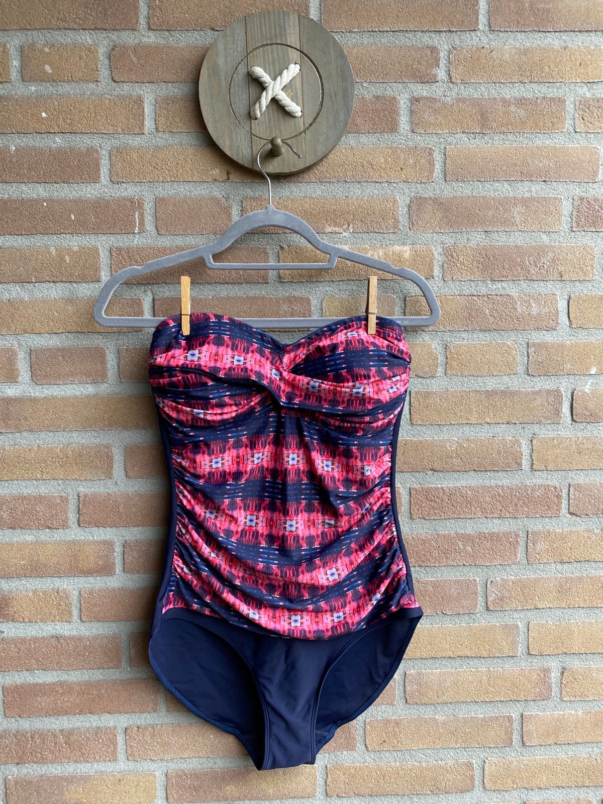 Manouxx badpak, Ophalen of Verzenden, Nieuw, Blauw, Badpak