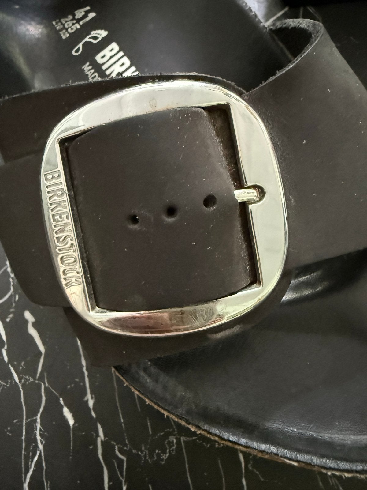 Birkenstock Madrid Big Buckle slippers maat 41, zwart, Kleding | Dames, Schoenen, Gedragen, Slippers, Zwart, Ophalen of Verzenden