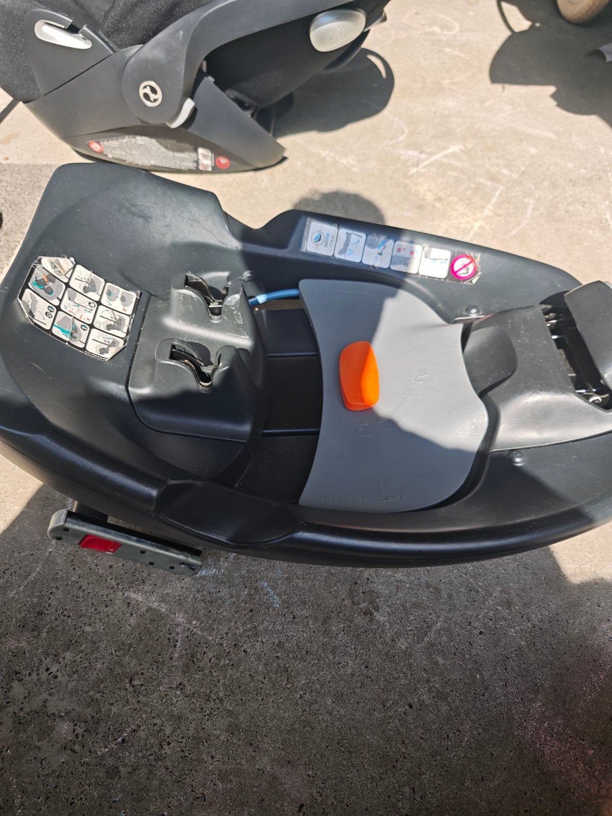 Cybex Base Q-Fix Isofix Base voor Autostoel, Gebruikt, Isofix, 0 t/m 13 kg, Ophalen