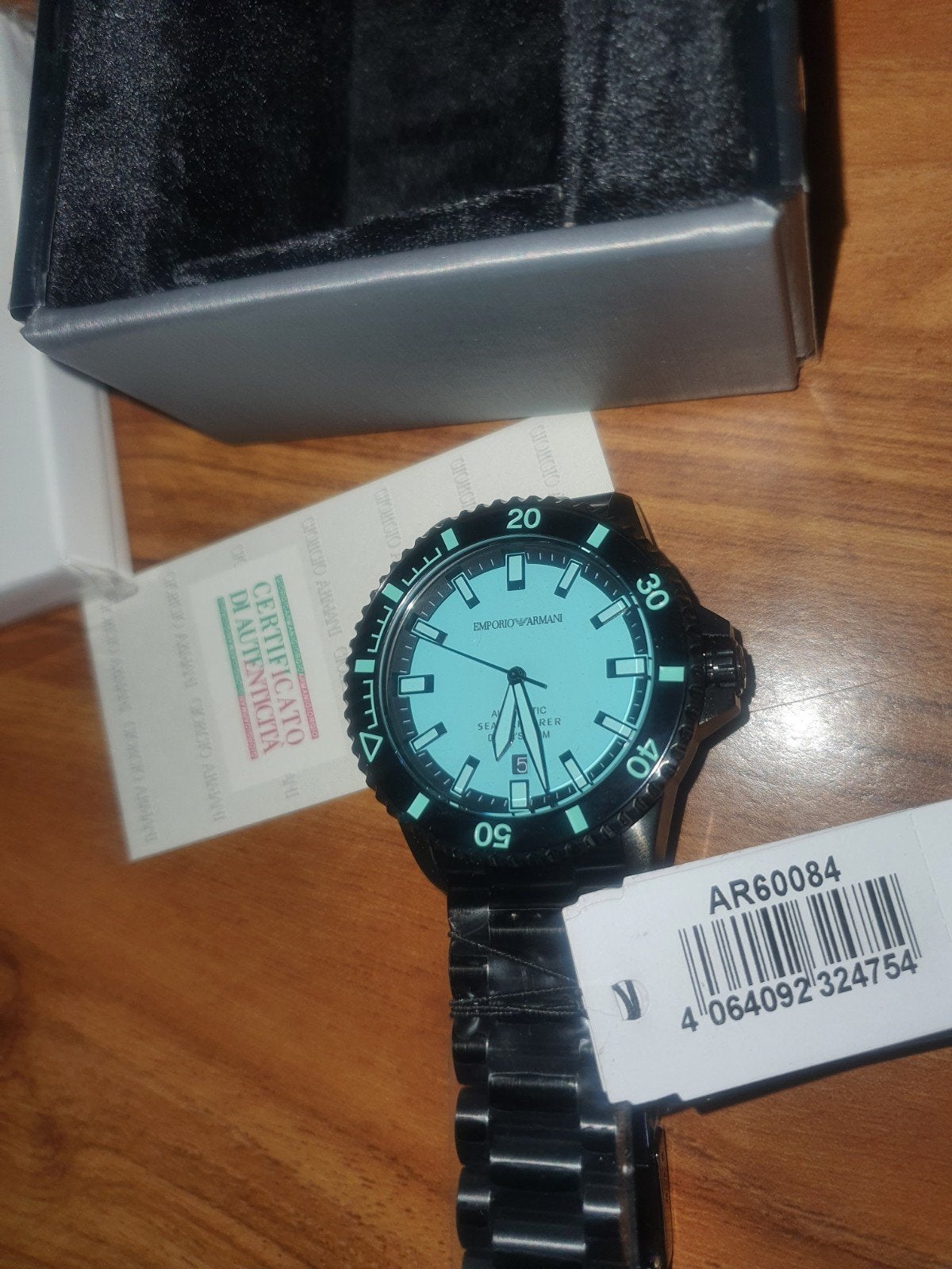 Horloge Emporio Armani nieuw, Ophalen of Verzenden, Nieuw, Overige merken