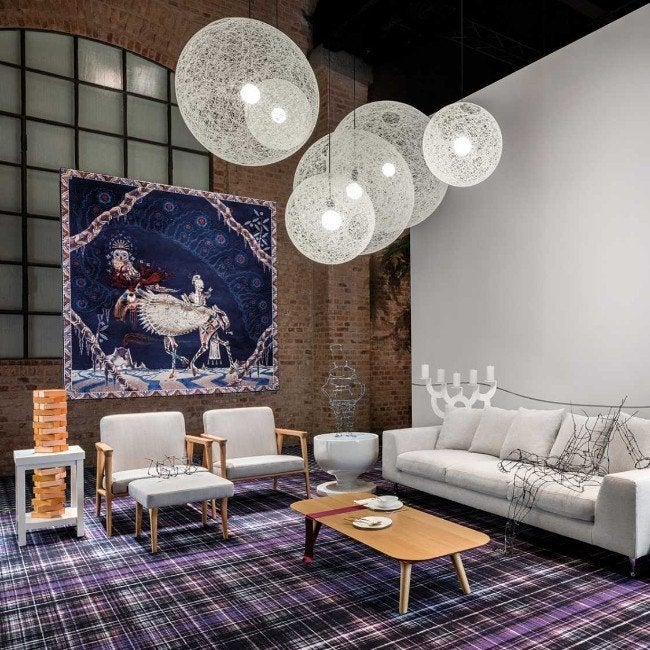 Moooi Random Light (small, wit) - per stuk of set, Huis en Inrichting, Ophalen of Verzenden, Gebruikt, Kunststof, Design, Modern