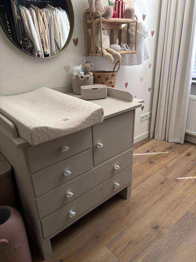 Commode met wolkhandvaten, 50 tot 70 cm, Ophalen of Verzenden, Voetruimte, 100 cm of meer