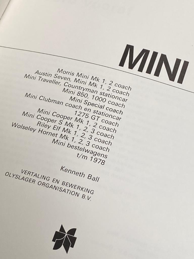 Mini - Kluwer Auto Specials Leer 'm kennen. (1976), Auto diversen, Ophalen of Verzenden