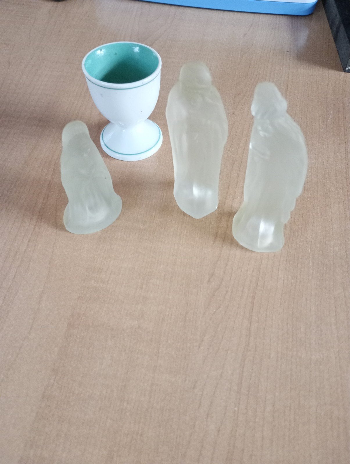 kerstgroep persglas Bohemen, Ophalen