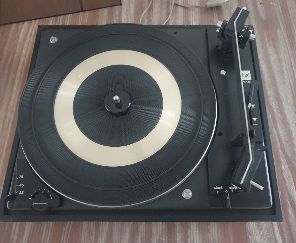 Nette weinig gebruikte Dual cs10 (1210) met klachtje, Ophalen, Automatisch, Platenspeler, Niet werkend