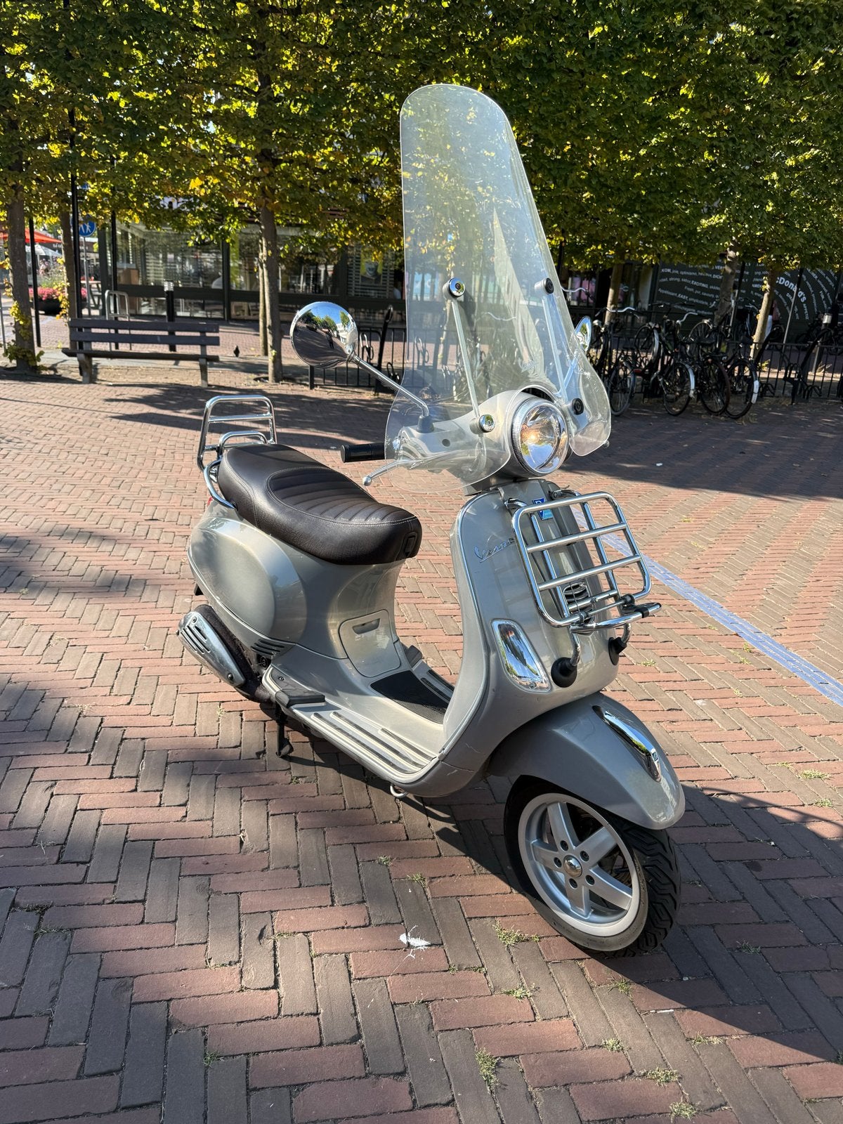 Vespa lx touring 25km/u - blauwe plaat, Fietsen en Brommers, Scooters | Vespa, Ophalen, Gebruikt, Benzine, Vespa LX
