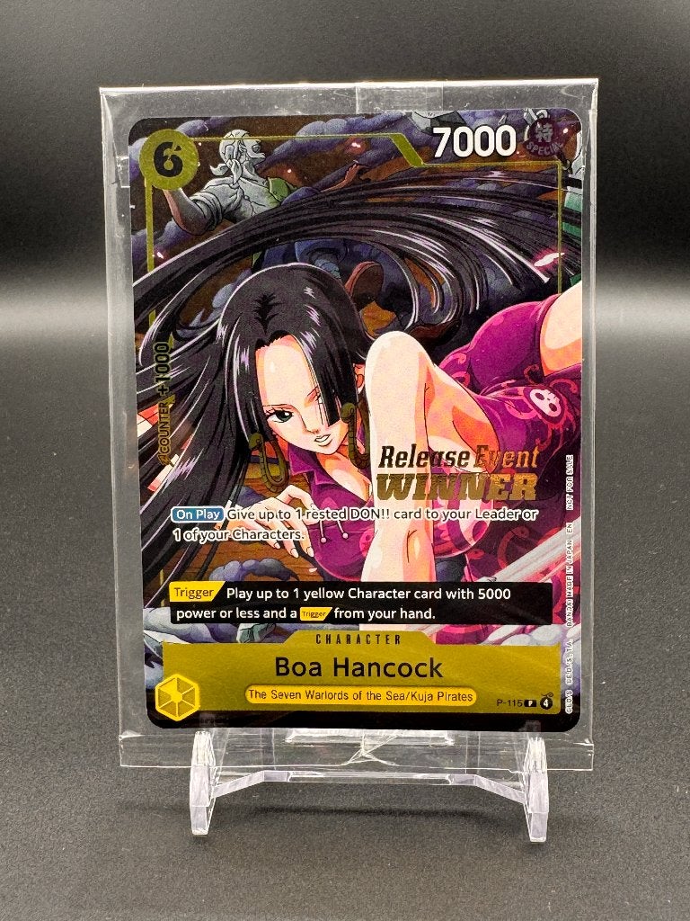 P-115 Boa Release Winner SEALED, Ophalen of Verzenden, Zo goed als nieuw, Losse kaart, Foil