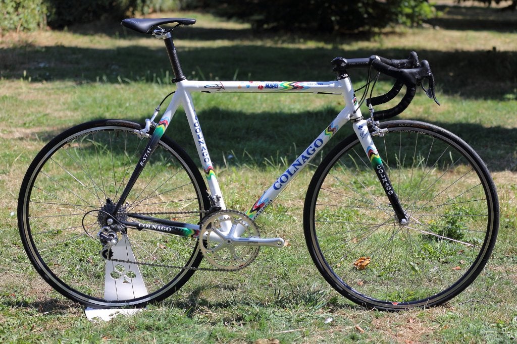 Colnago C40 LTD WC 2001 Mapei, 28 inch, Gebruikt, Carbon, Velgrem