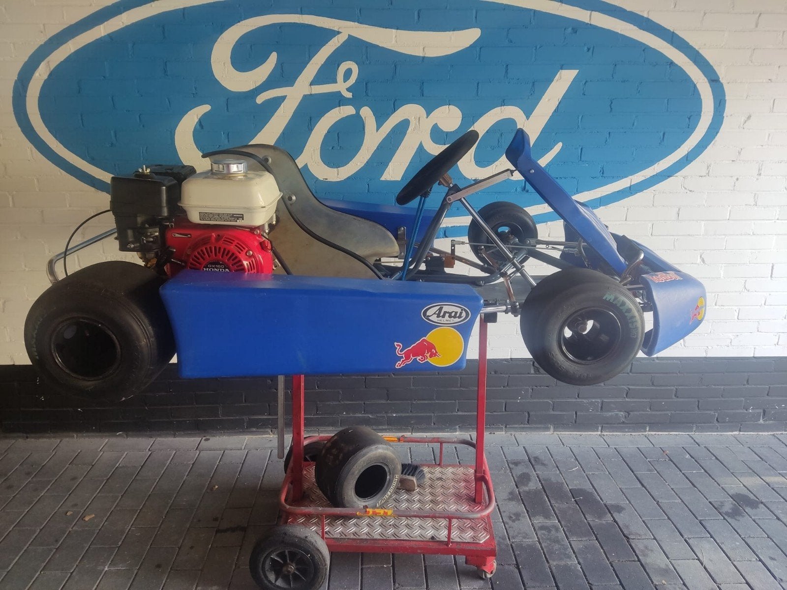 Kart 4-takt met nieuwe remmen, topstaat, 70 km/u, Sport en Fitness, Karting, Ophalen of Verzenden