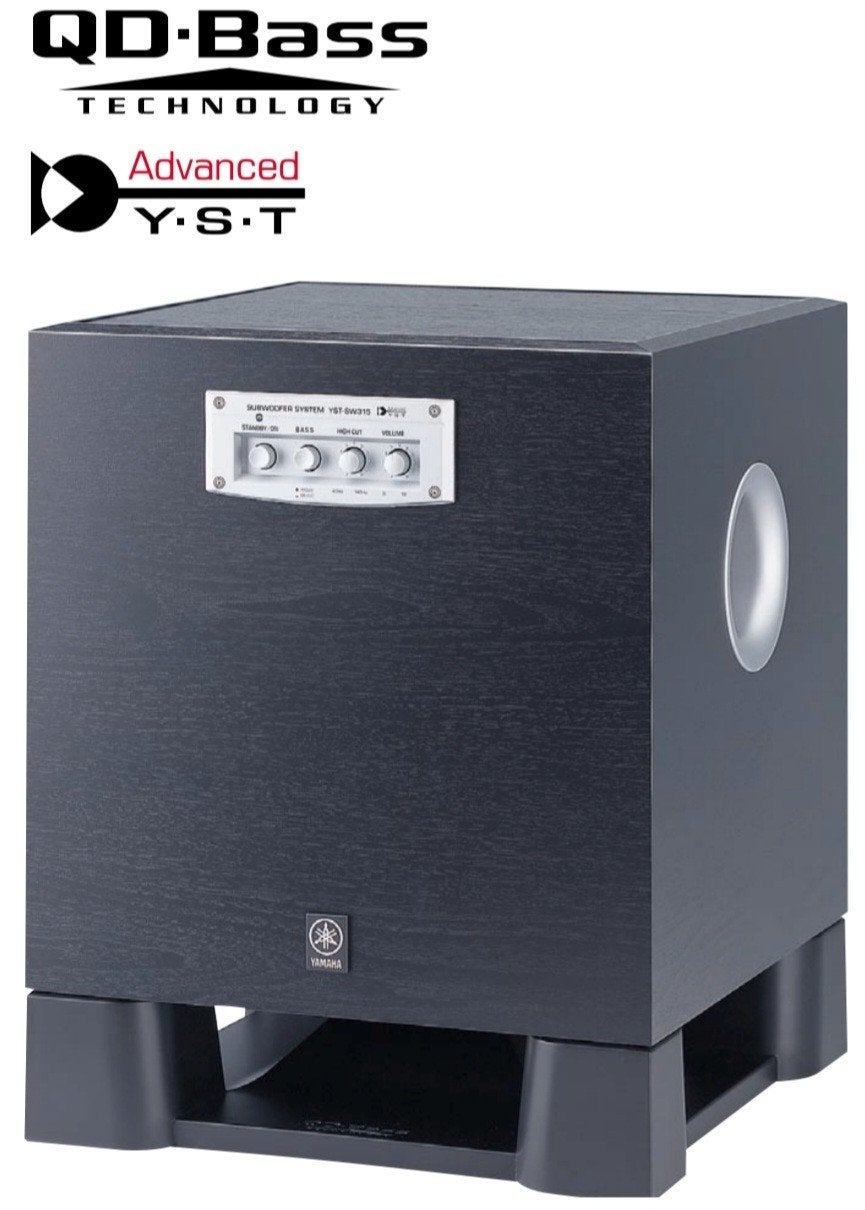 Yamaha YST-SW315 klasse subwoofer 250 watt downfiring 19kg