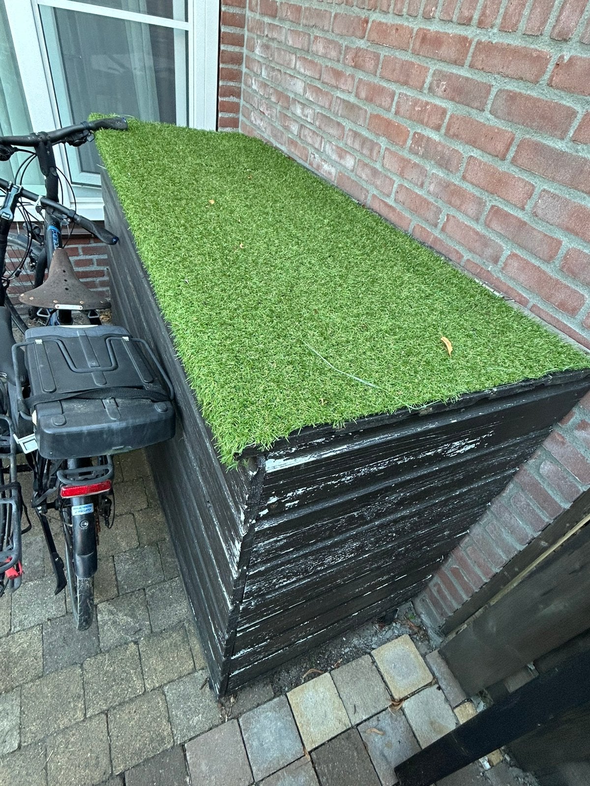 Opbergbox kliko’s, Tuin en Terras, Ophalen, Zo goed als nieuw, Kunststof, Overige typen