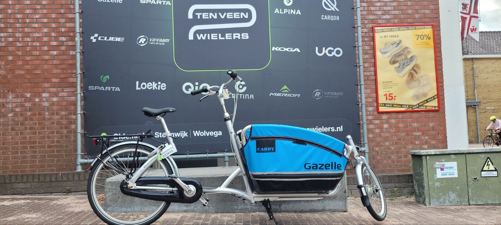 gazelle cabby, Fietsen en Brommers, Fietsen | Bakfietsen, Ophalen, 1 kind, Gazelle