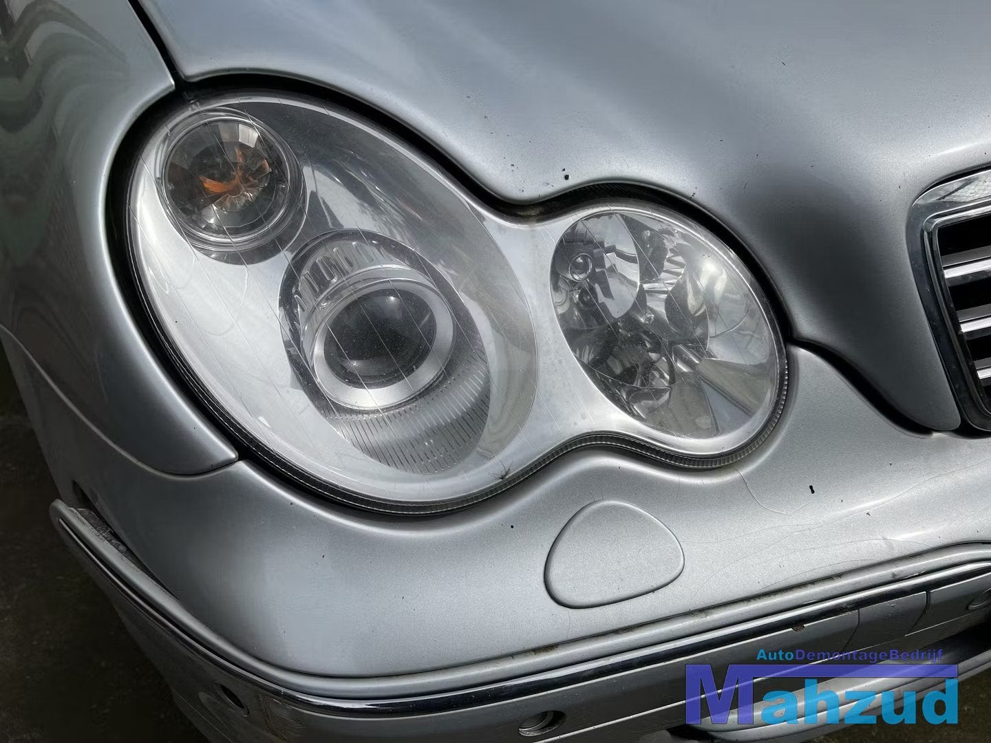 MERCEDES C-KLASSE W203 S203 Rechts koplamp 2000-2007, Gebruikt, Mercedes-Benz AG, Mercedes-Benz, Ophalen of Verzenden