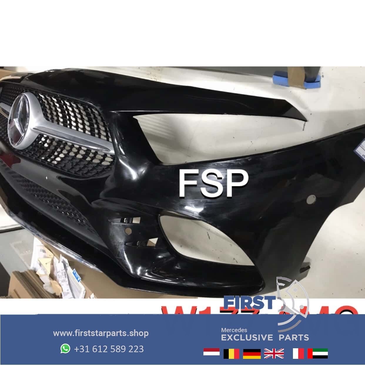 W177 A35 AMG Voorbumper Mercedes A Klasse 2019-2020 + gril, -, Voor, -, Bumper