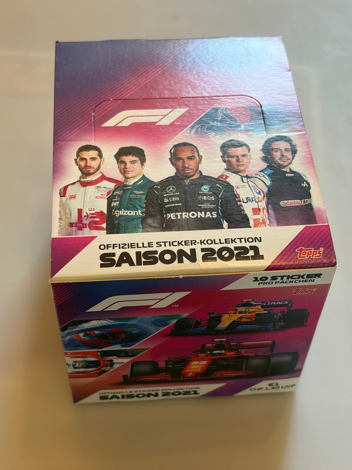F1 2021 Topps Sticker Collectie Box - Nieuw en Verzegeld, Verzamelen, Ophalen of Verzenden, Nieuw, Sport