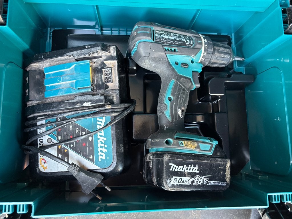 Makita 18 volt accu boormachine, Doe-het-zelf en Verbouw, Gereedschap | Boormachines, Ophalen of Verzenden, Gebruikt, Boormachine