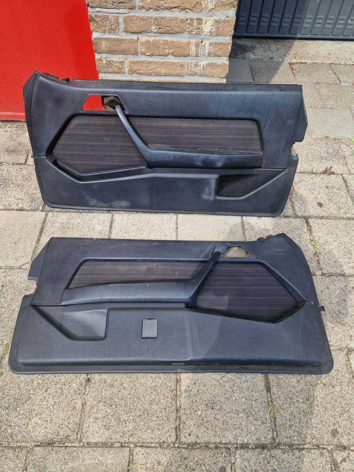 W124 coupe 2 deurpanelen zwart stof mopf 0, Ophalen, Gebruikt, Mercedes-Benz