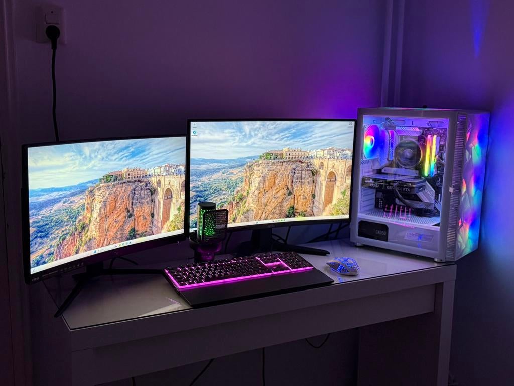 Game pc + 180hz monitor RTX 4060 Ti Ryzen 5 5600x GARANTIE!, Gaming, IPS, Zo goed als nieuw, 151 t/m 200 Hz