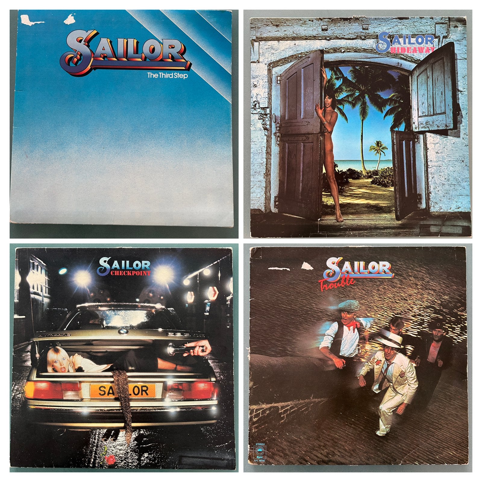 Sailor - 4 LP’s van de rockband Sailor in één koop., Ophalen of Verzenden, Gebruikt