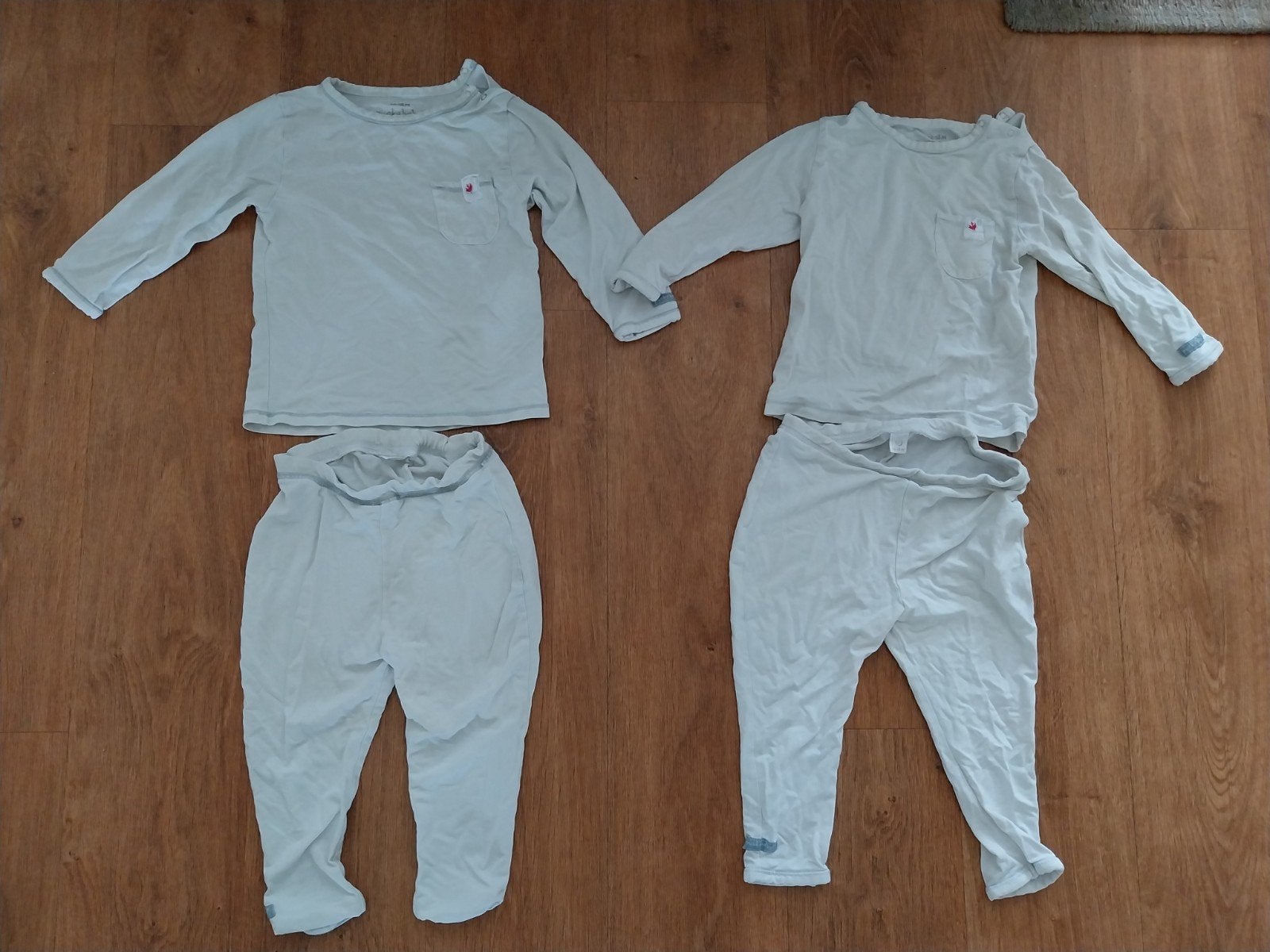 Puckababy Tencel Pyjama 12-18 mnd, 2 voor €15,-, Ophalen of Verzenden, Zo goed als nieuw, Overige maten